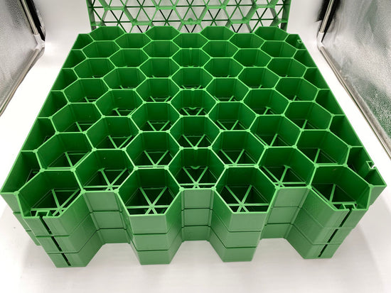 Bellini 19.7 in. x 19.7 in. x 1.89 in. Green Permeable Plastic Grass Pavers for Parking Lots, Driveways (4 Pieces/11 sq.ft.) FREE SHIPPING